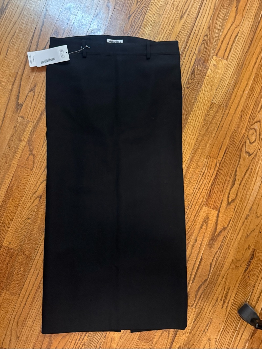 Balenciaga Black wool Maxi Trouser Skirt A-Line Silhouette like new 38 us 6 - Picture 3 of 11
